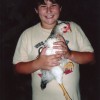 Boy Holding Delaware Chicken