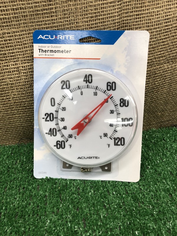 Round Thermometer & Mount